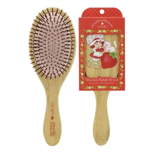 Cepillo para cabello de madera Rosita Fresita de la marca Celavi