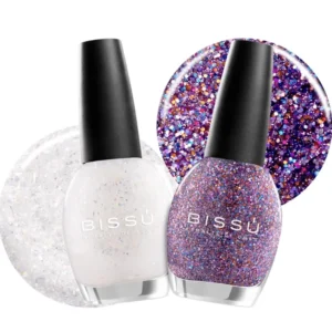 Esmaltes Bissú Pasarela iridiscentes holográficos metálicos efecto brilli brilli