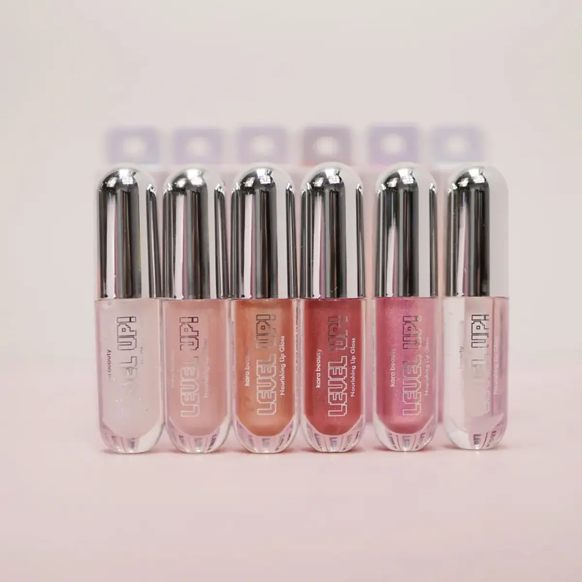 Level Up Lip Gloss, gloss labial hidratante con brillo glitter, ácido hialurónico, aceite de rosa mosqueta y vitamina E, vegano y libre de crueldad