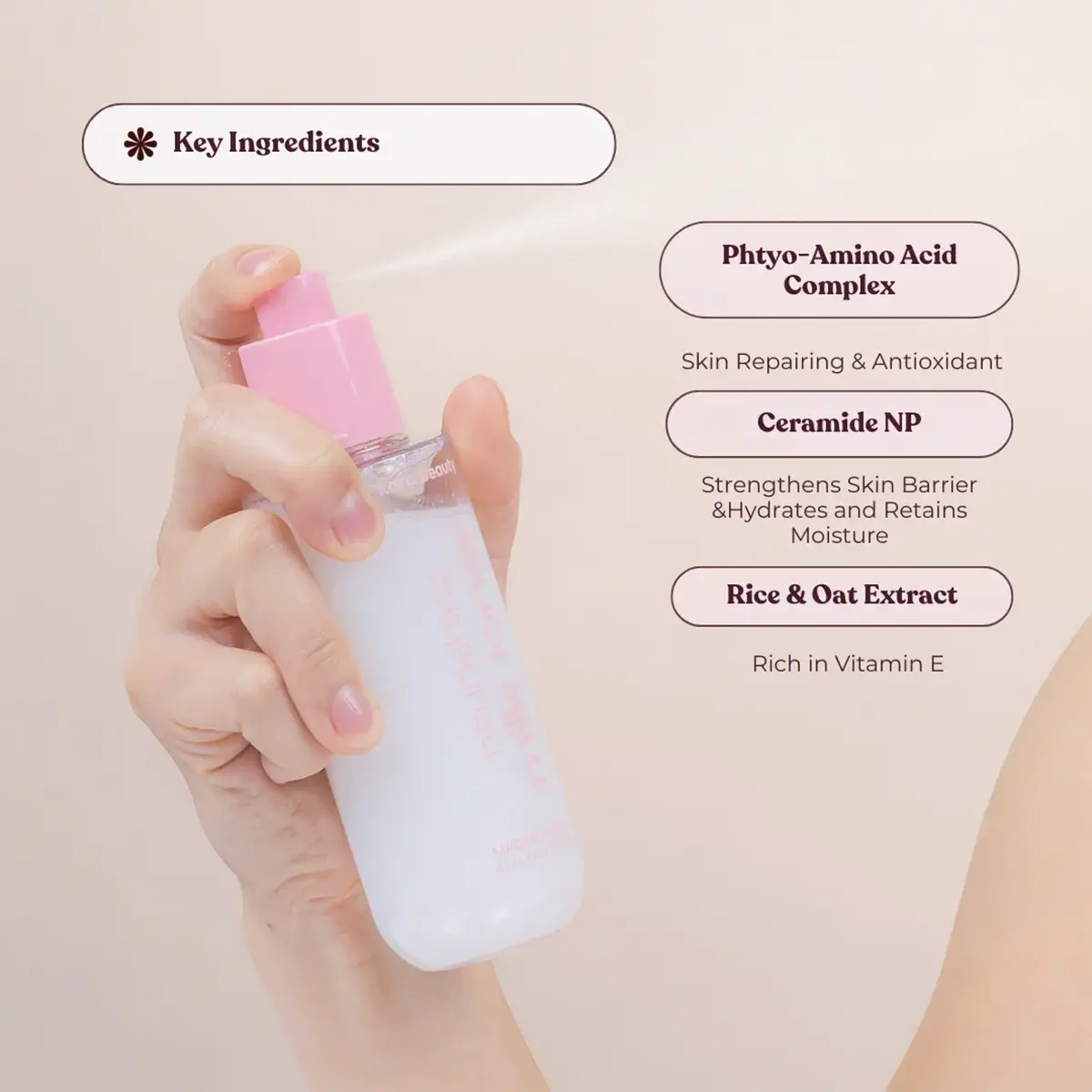 Milk Toner tónico facial nutritivo tipo leche para hidratar y dar brillo saludable a la piel