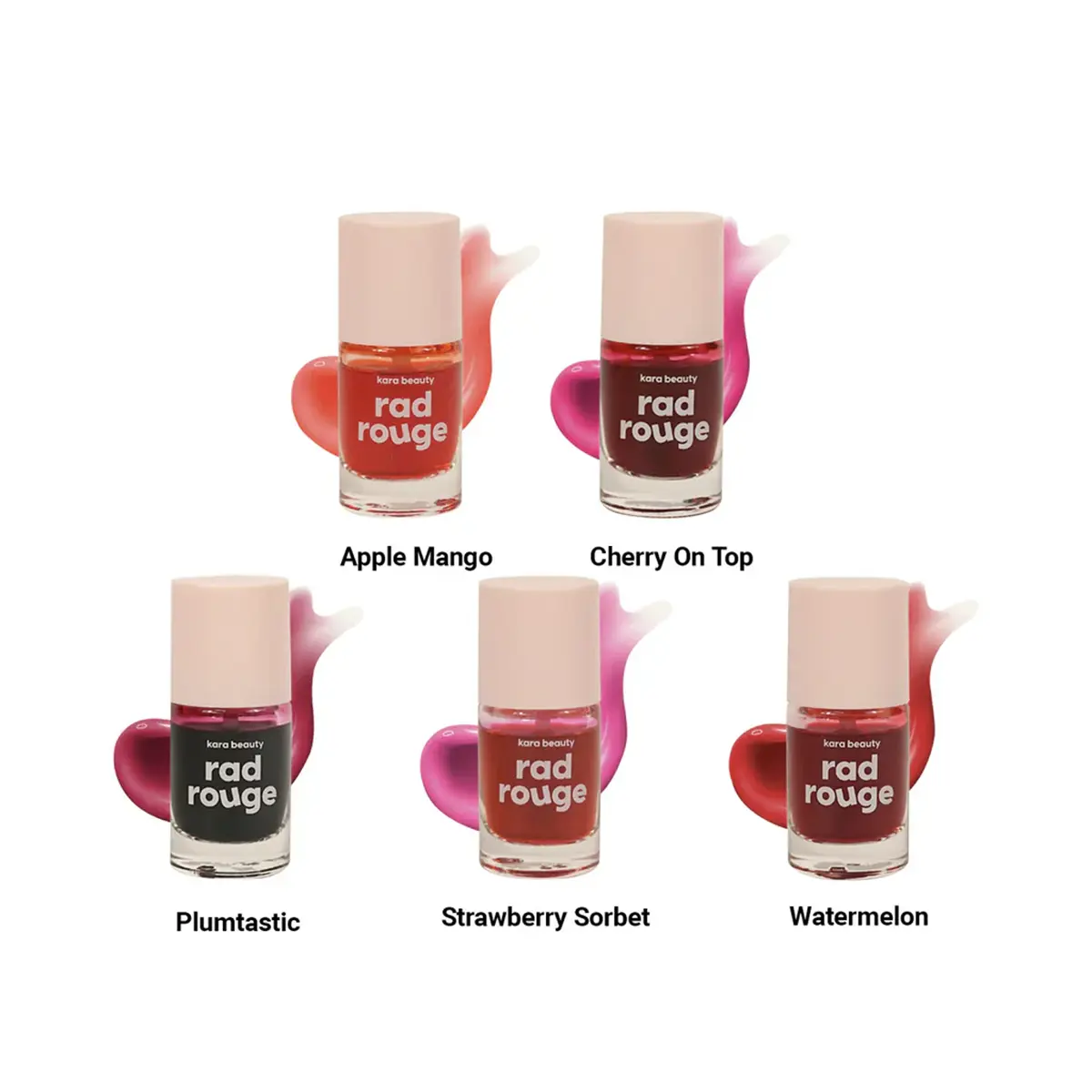 Tinte labial y mejillas Kara Beauty Rad Rouge hidratante color duradero