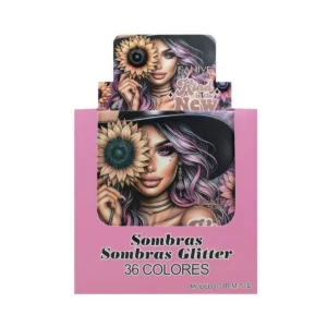 Paleta de sombras Saniye T132 36 tonos mate y brillantes colores naturales y atrevidos