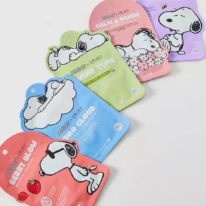 Celavi x Snoopy Peanuts – Mascarilla Facial Coreana Tipo Velito