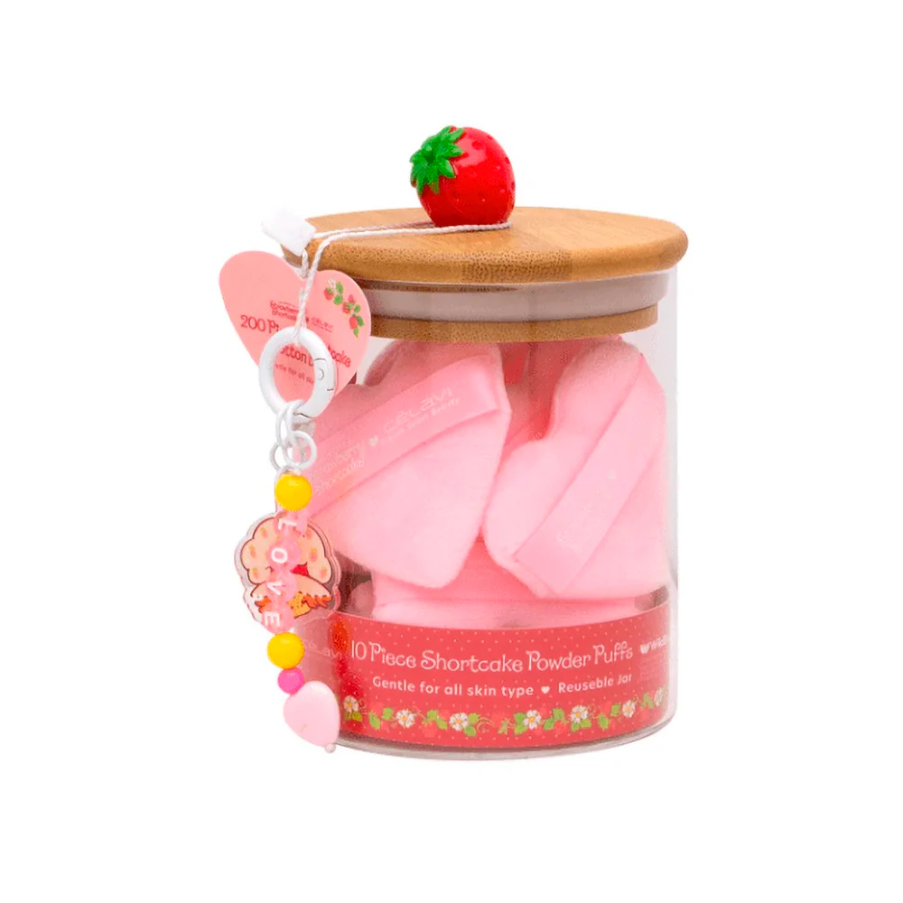 Set de 10 Borlas para Polvo Strawberry Shortcake - Célavi