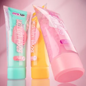 body lotion pink up loción corporal loción corporal pink up doble fase body lotion pink up hidratación crema corporal pink up textura