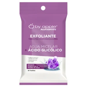 toallitas desmaquillantes con ácido glicólico y agua micelar toallitas exfoliantes faciales 30 piezas limpieza facial con ácido glicólico toallitas desmaquillantes glow piel