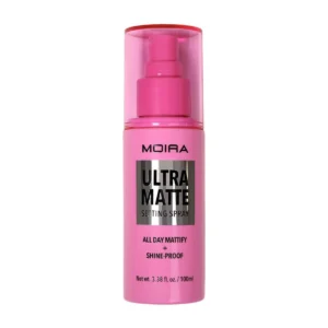 Fijador Ultra Matte Setting Spray Moira spray fijador de maquillaje Moira setting spray acabado mate Moira fijador de maquillaje resistente al agua Moira
