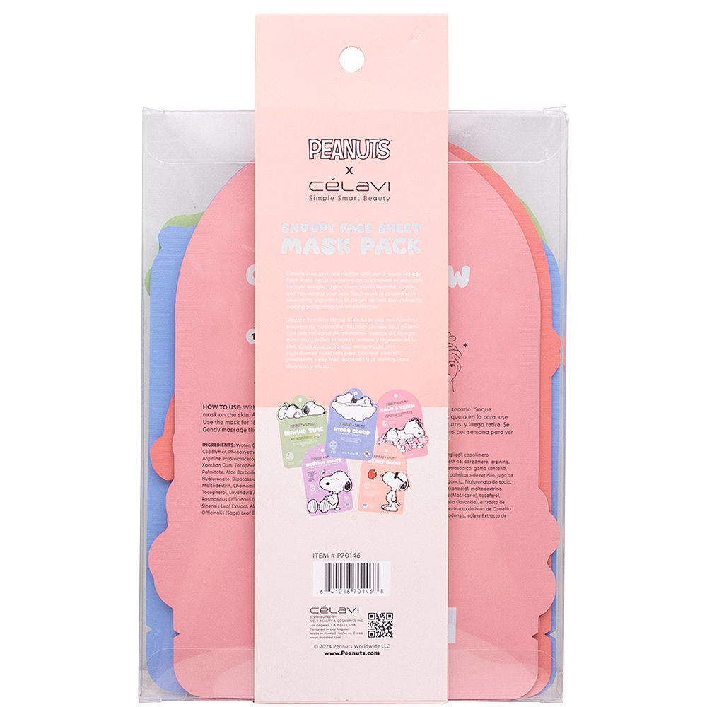 Snoopy 5 Pack Hidratantes y Revitalizantes - Celavi - Image 2