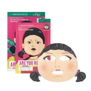 Bring Green Fresh Facial Sheet Mask Set Tea Tree Cica 10 piezas