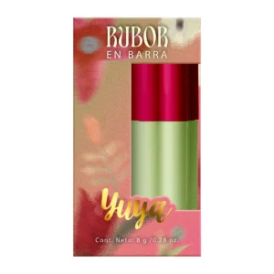 Rubor en barra Yuya Hortensia con acabado natural y luminoso