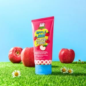 Espuma exfoliante mermelada de manzana con AHA BHA PHA LHA