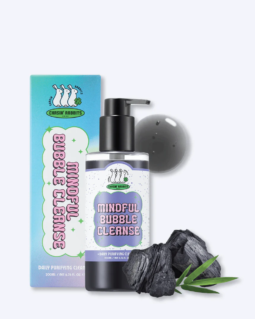Mindful Bubble limpiador facial con carbon activado