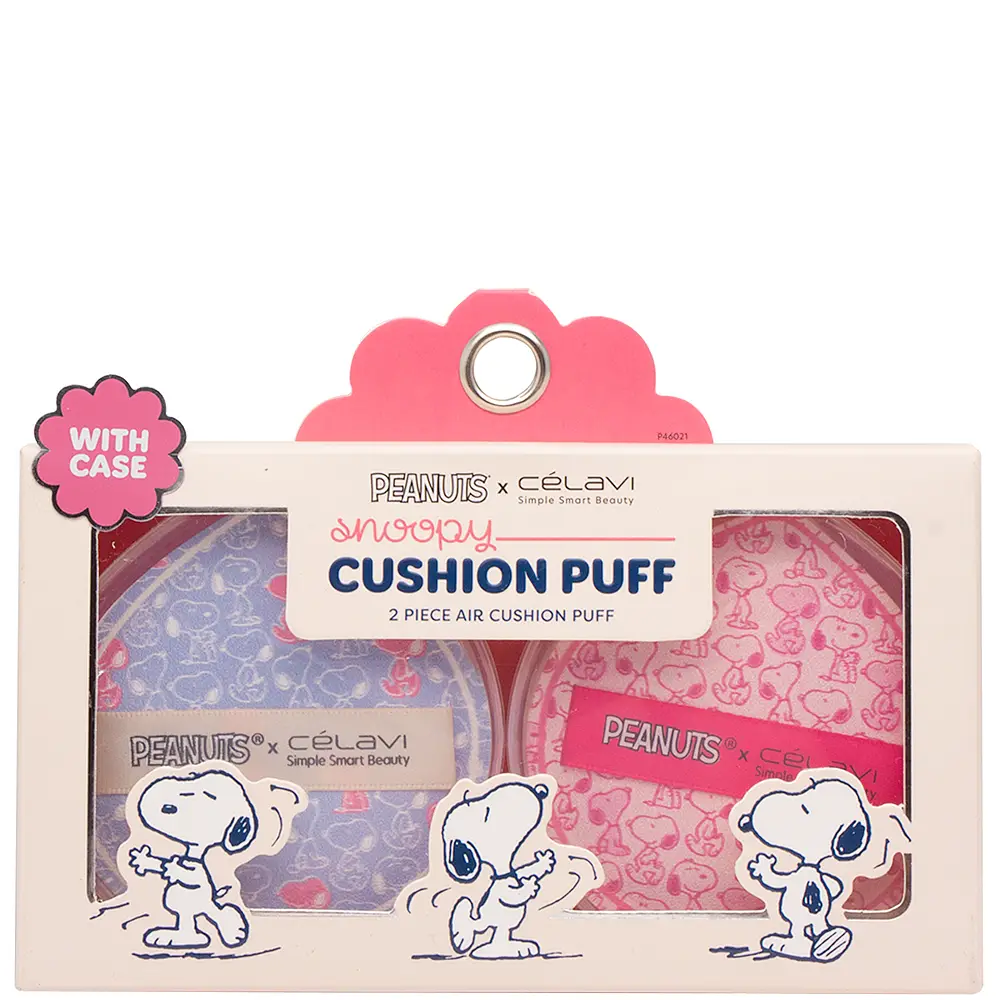 Cojín de Aire Snoopy 2 Piezas Puf Maquillaje - Celavi