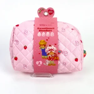 Set de esponjas makeup blender Strawberry Shortcake 4 piezas con bolsa para aplicación uniforme de maquillaje