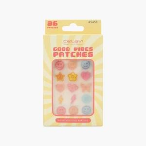 Parches faciales buenas vibraciones 36 piezas para cuidado de la piel y rutina facial