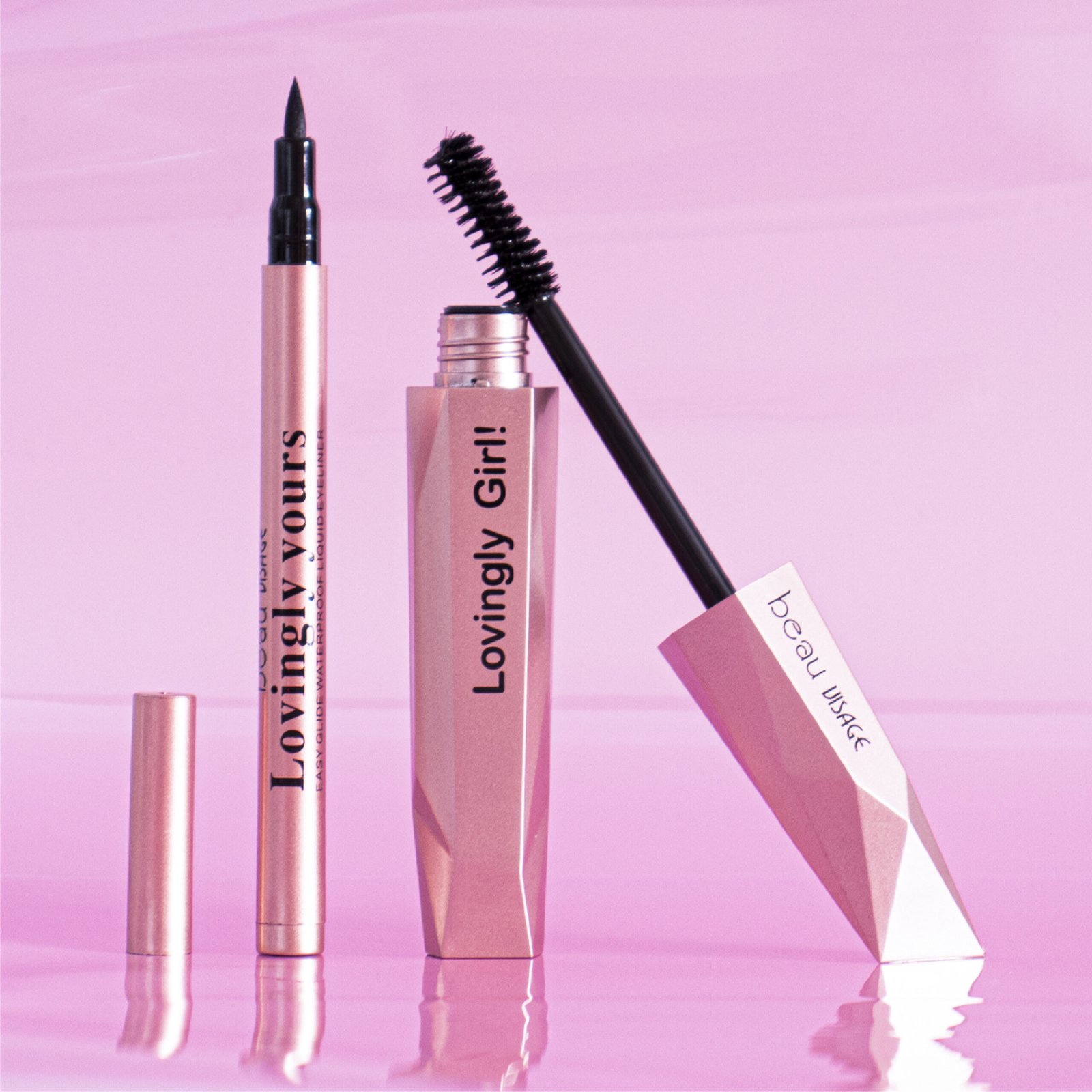 Set Mascara de Pestanas y Delineador Liquido Lovingly Beau Visage