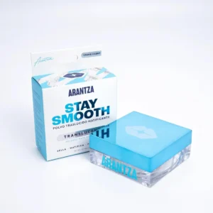 Stay Smooth polvo suelto Arantza Cosmetics acabado mate natural