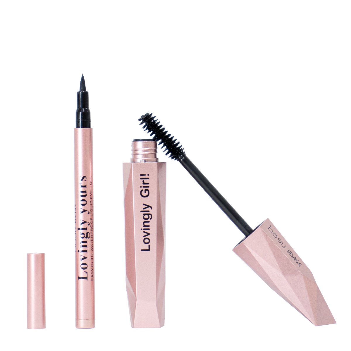 Set Mascara de Pestanas y Delineador Liquido Lovingly Beau Visage