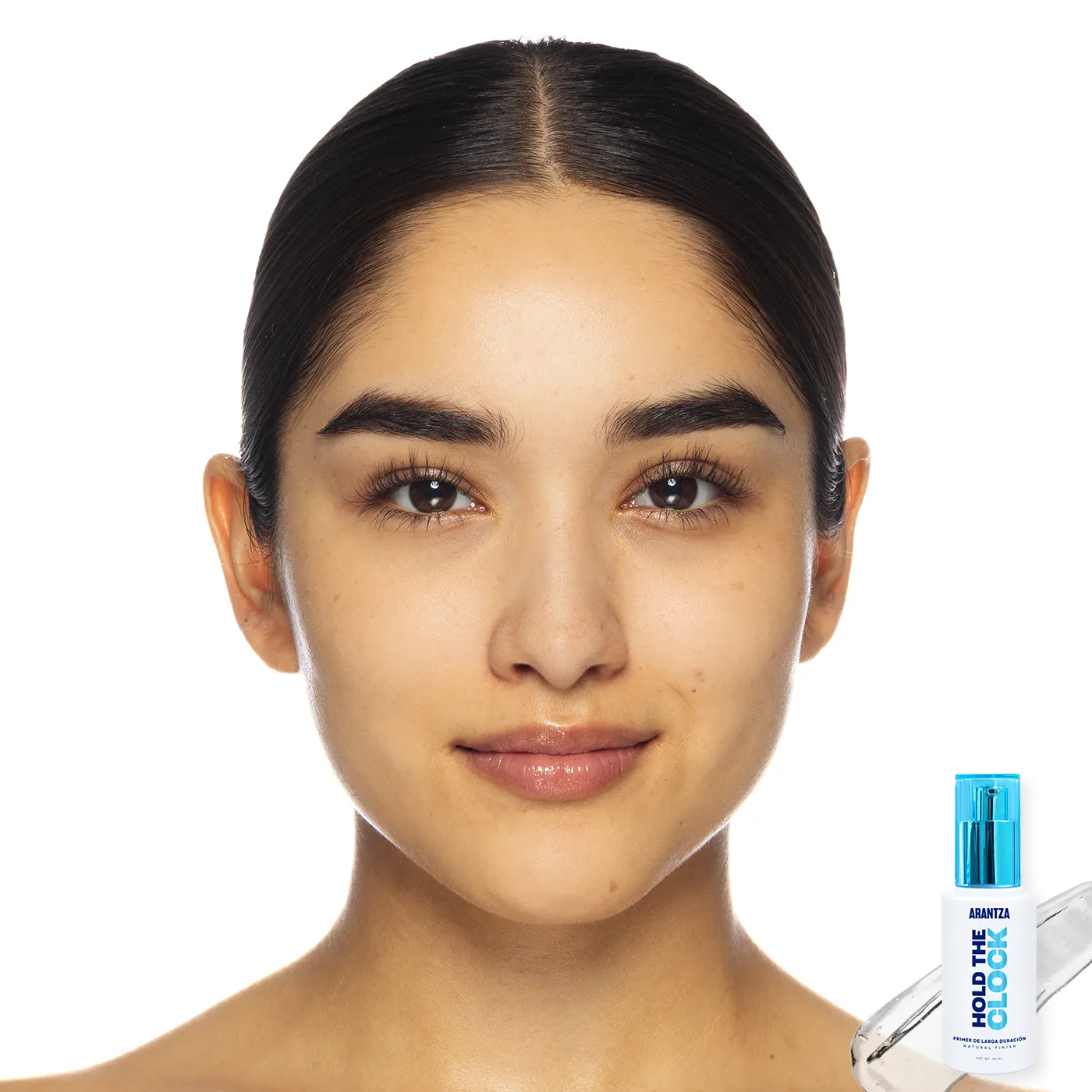 Primer Hold The Clock Full Time Arantza Cosmetics acabado mate natural