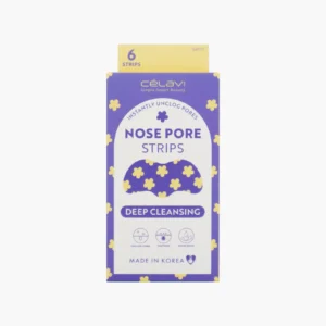 Tiras nasales Celavi 6 piezas color azul para limpieza de poros y cuidado facial