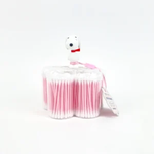 Hisopos de algodon 500 piezas en contenedor acrilico para limpieza y cuidado personal