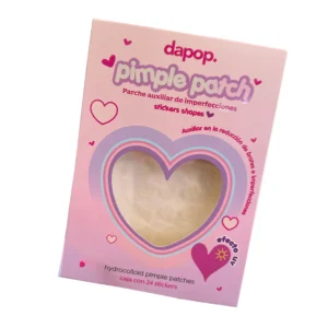 Pimple patch corazon efecto uv dapop parches para acne