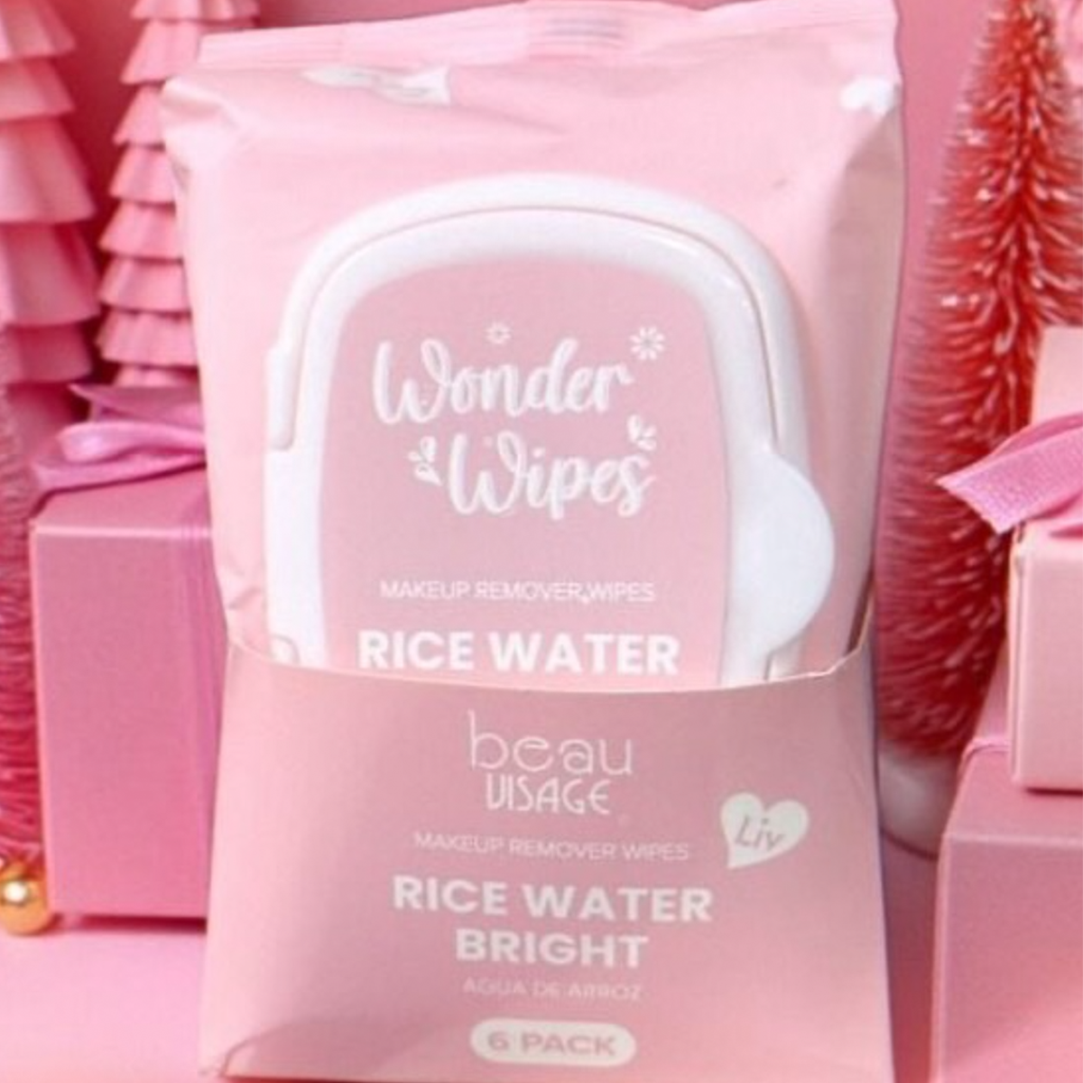 Toallitas humedas agua de arroz Beau Visage para limpieza facial