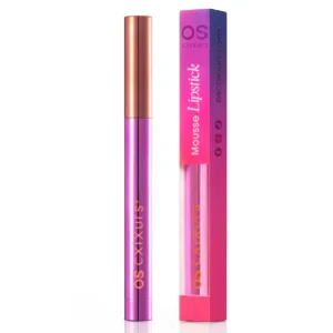 Labial mousse OS CXLXURS con acabado semi mate y textura suave de larga duracion