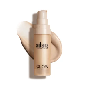 Glow Primer Adara Paris con efecto iluminador y partículas shimmer para piel radiante