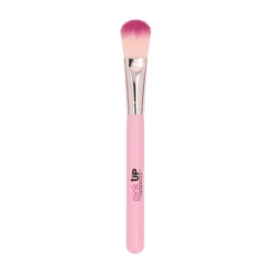Foundation Brush IND Pink Up brocha plana profesional para aplicar base de maquillaje liquida