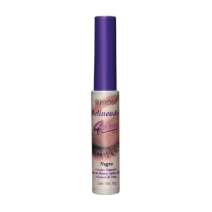 Delineador líquido para ojos Prosa color negro intenso con aceites naturales y aplicador de precisión