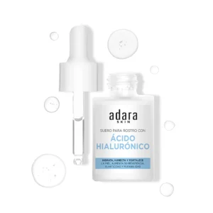 Suero facial con acido glicolico Adara Paris exfoliante para manchas acne y renovacion de la piel