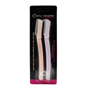 Set de 3 perfiladores Dubellay para diseño de ceja y depilación facial con protector de seguridad