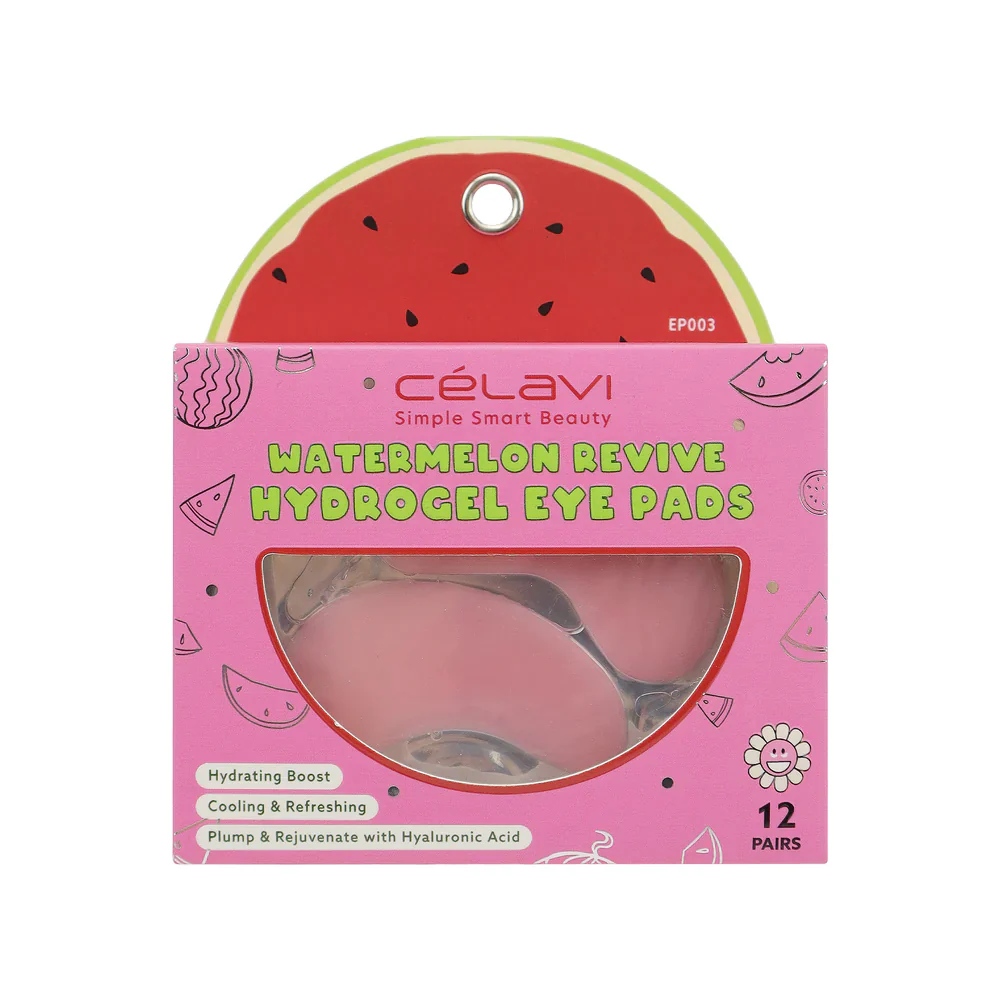 Parches hidrogel para ojos de sandía Célavi hidratantes y refrescantes