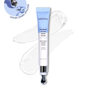 Gel para contorno de ojos Moira Beauty con Ácido Hialurónico y Cafeína para desinflamar y refrescar la mirada
