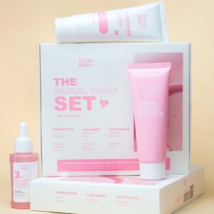 Kit The Facial Care de Beau Visage con gel limpiador, serum de ácido salicílico y crema hidratant