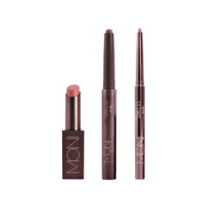Kit de labios Moni Llaca x Sinless Beauty con labial líquido mate y delineador cremoso coordinado