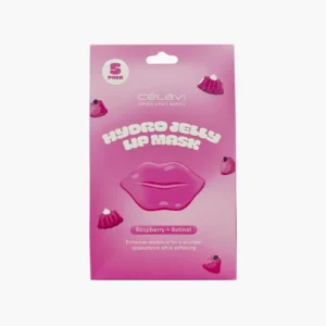 Mascarilla jelly para labios Raspberry Célavi hidratante y glossy