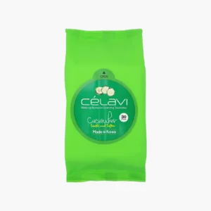 Toallitas faciales Célavi con pepino limpiadoras y refrescantes