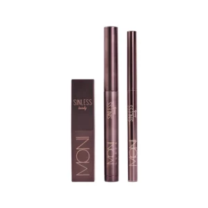 Kit de labios Moni Llaca x Sinless Beauty con labial líquido mate y delineador cremoso coordinado