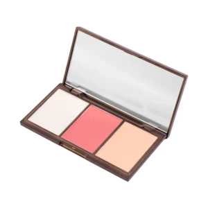 Paleta de rostro Moni Llaca x Sinless Beauty con bronceador, rubor e iluminador de alta pigmentación