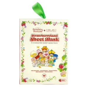 Mascarillas faciales Strawberry Shortcake Rosita Fresita Célavi hidratantes