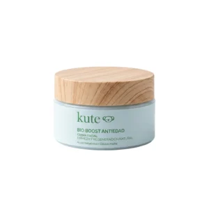 Crema organica anti edad Kute hidratante facial natural libre de parabenos