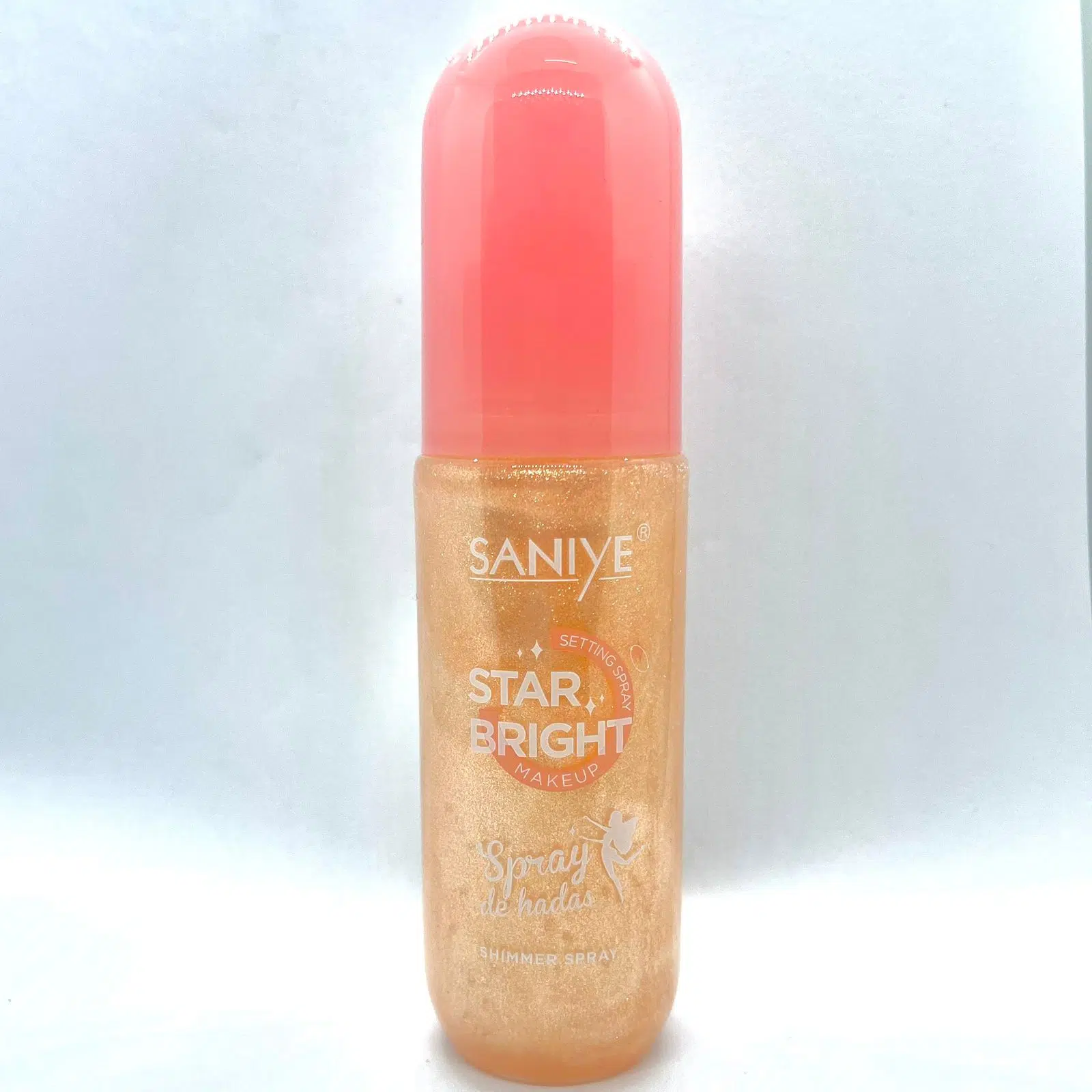Star Bright Spray 03 Saniye iluminador corporal en spray con efecto glow y partículas shimmer