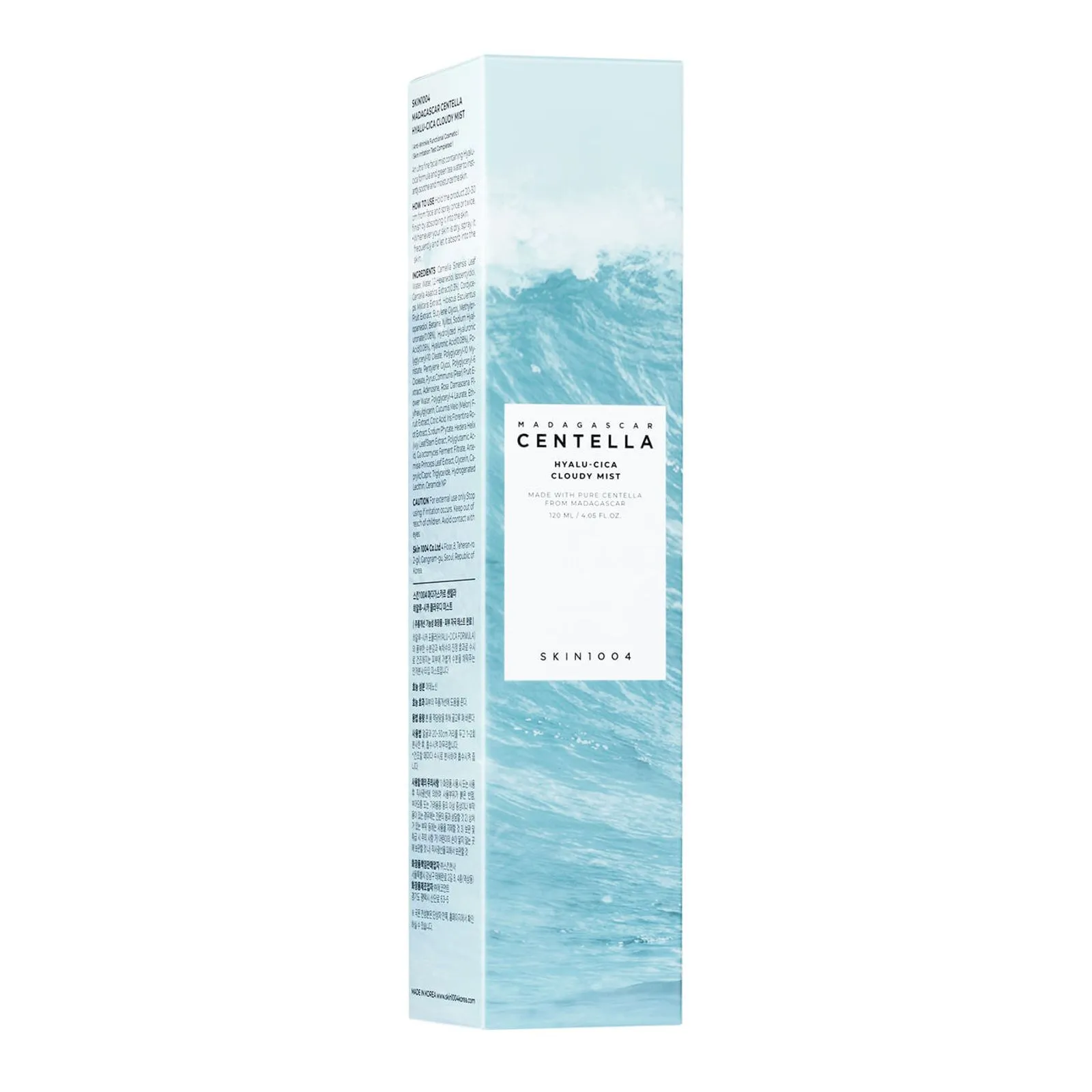 SKIN1004 Madagascar Centella Hyalu-Cica Cloudy Mist bruma facial hidratante con Centella Asiática, ácido hialurónico y ceramidas