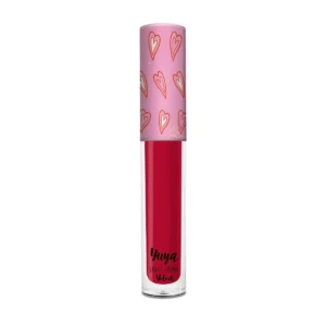 Labial líquido velvet de Yuya en el tono Querido con acabado mate aterciopelado y empaque coleccionable