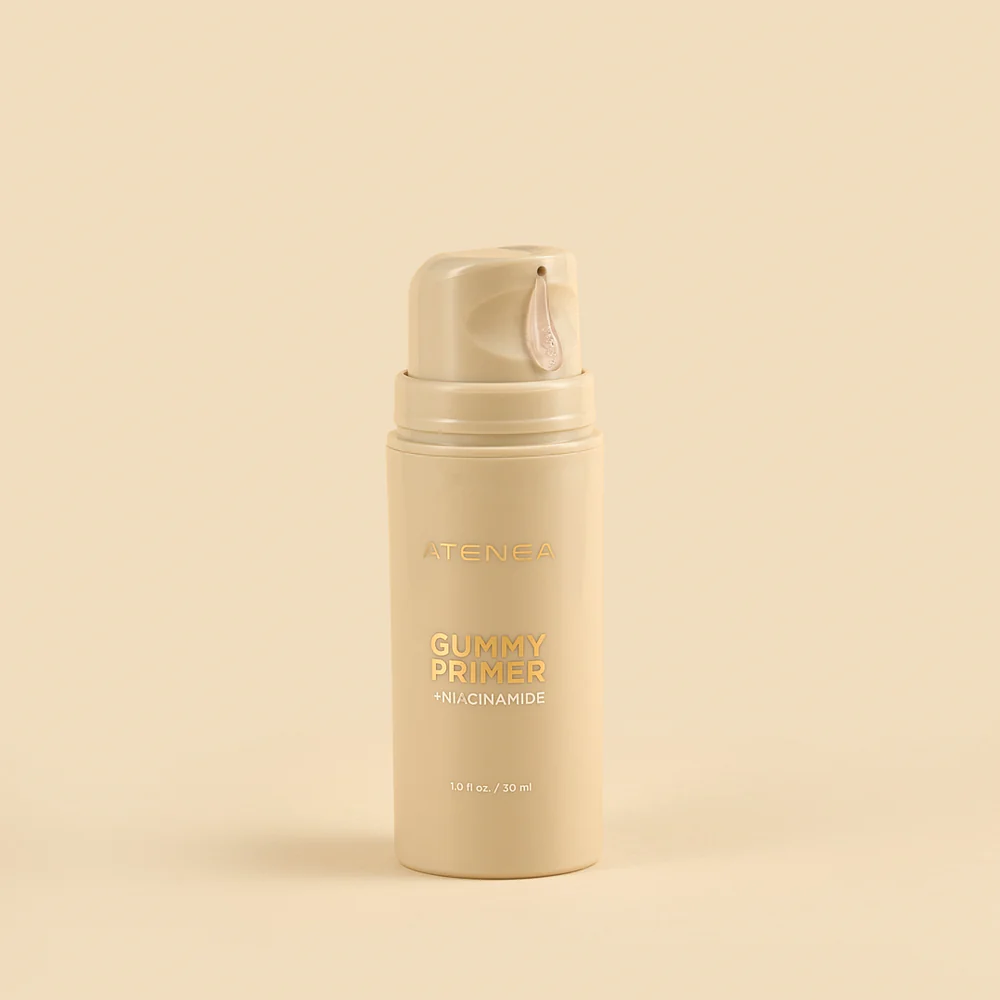 Gummy Primer Atenea primer en gel con 4% niacinamida y efecto grip para maquillaje de larga duración