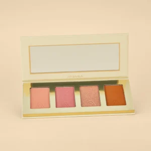 Paleta Facial Essential Atenea con bronzer, rubor e iluminador en un solo estuche