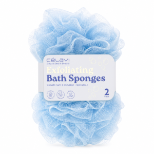 Exfoliating Bath Sponge Célavi esponja exfoliante para baño y limpieza corporal