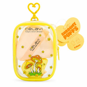 Claude Dream Powder Puffs Célavi borlas suaves para aplicar polvo facial y sellar maquillaje